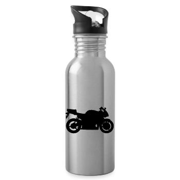 Superbike 2013 - Trinkflasche mit integriertem Trinkhalm - Lightsilver - Rechts