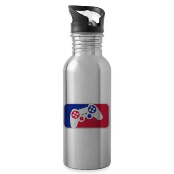 Controller Sport - Trinkflasche mit integriertem Trinkhalm - Lightsilver - Rechts