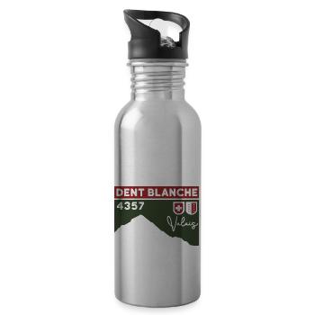 Mountain Dent Blanche Tour Valais Normal Way High Route - Water bottle with straw - silver - Right