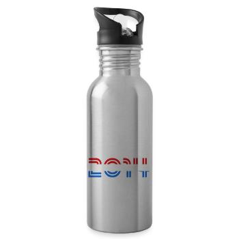 Netherlands 2014 - Water bottle with straw - silver - Right