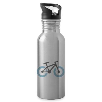 Fatbike 2C - 2F - Trinkflasche mit integriertem Trinkhalm - Lightsilver - Rechts