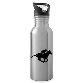 reitsport - Gourde avec paille intégrée - argent clair - Droite