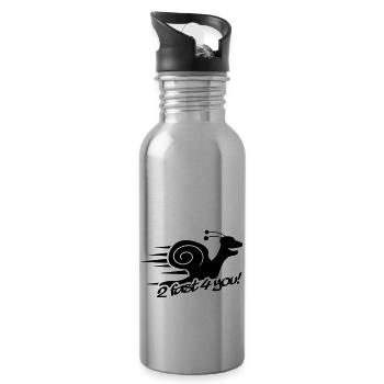 2 Fast 4 You Snail - Trinkflasche mit integriertem Trinkhalm - Lightsilver - Rechts