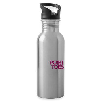Omg Point Your Toes 7 - Trinkflasche mit integriertem Trinkhalm - Lightsilver - Rechts