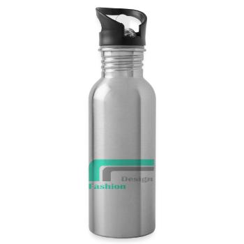 Bing Design Fashion - Trinkflasche mit integriertem Trinkhalm - Lightsilver - Rechts