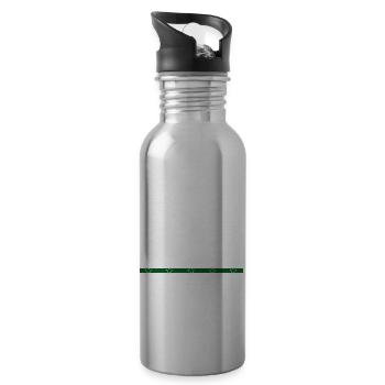 arboriculture carpenter jokes carpenter funny - Water bottle with straw - silver - Right