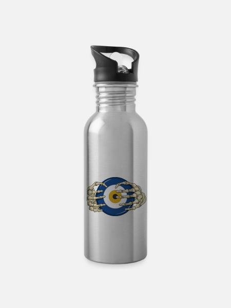 Nazar - Trinkflasche mit integriertem Trinkhalm -