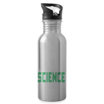 Teach Science Retro Science Teacher Designs - Water bottle with straw - silver - Right