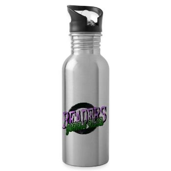 book connoisseur quotes readers book reader fun - Water bottle with straw - silver - Right