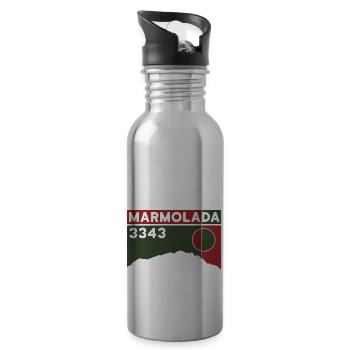 Marmolada Marmolada Dolomites Punta Penia Randonnée - Gourde avec paille intégrée - argent clair - Droite