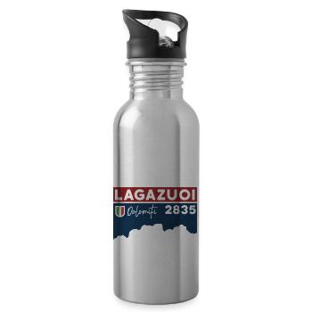 Monte Lagazuoi Dolomites Randonnée Ski de randonnée Randonnée - Gourde avec paille intégrée - argent clair - Droite