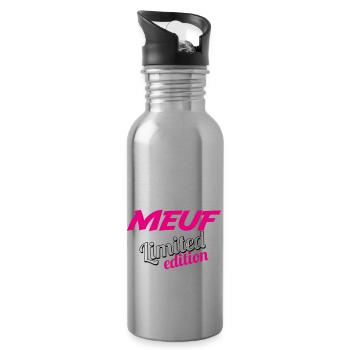 MEUF LIMITED EDITION - Gourde avec paille intégrée - argent clair - Droite