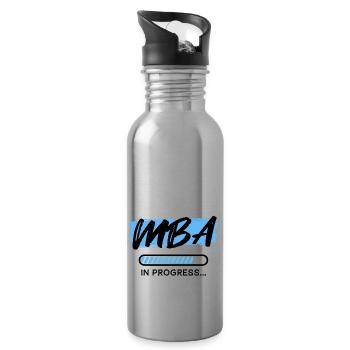 MBA In progress - Water bottle with straw - silver - Right