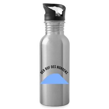 Der Ruf des Nordens - Gourde avec paille intégrée - argent clair - Droite