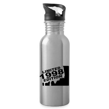 year 1998 limited edition - Water bottle with straw - silver - Right