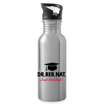 Doctor - Water bottle with straw - silver - Right