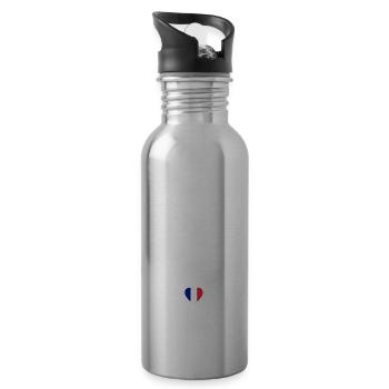 Lyon - Trinkflasche mit integriertem Trinkhalm - Lightsilver - Rechts