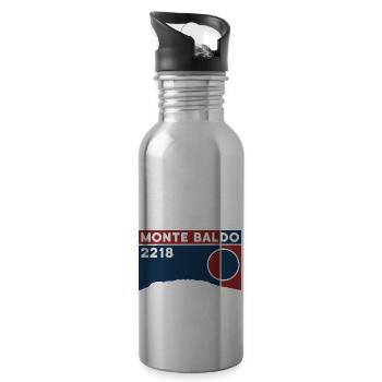 Monte Baldo Trekking Hike Hiking Trail - Water bottle with straw - silver - Right