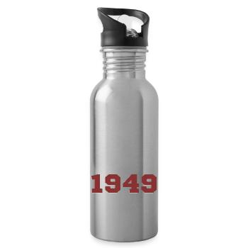 Original 1949 - Gourde avec paille intégrée - argent clair - Droite
