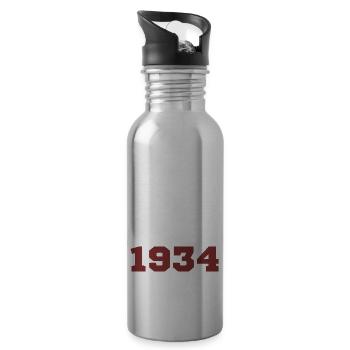 Original 1934 - Trinkflasche mit integriertem Trinkhalm - Lightsilver - Rechts