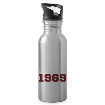 Original 1969 - Water bottle with straw - silver - Right