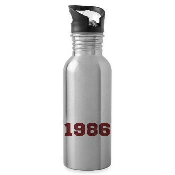 Original 1986 - Gourde avec paille intégrée - argent clair - Droite