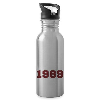 Original 1989 - Trinkflasche mit integriertem Trinkhalm - Lightsilver - Rechts