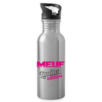 MEUF LIMITED EDITION - Gourde avec paille intégrée - argent clair - Droite