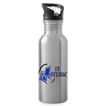 IT Freak Computer - Water bottle with straw - silver - Right