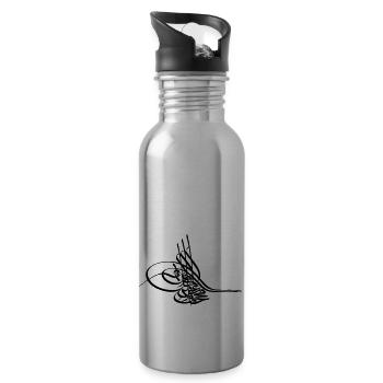 Osmanisches Reich - Trinkflasche mit integriertem Trinkhalm - Lightsilver - Rechts