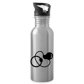 pacifier - Baby - Water bottle with straw - silver - Right
