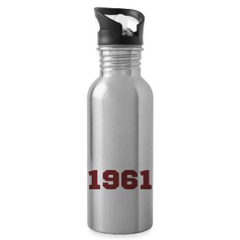 Original 1961 - Gourde avec paille intégrée - argent clair - Droite