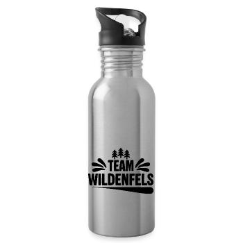 Team Wildenfels - Trinkflasche mit integriertem Trinkhalm - Lightsilver - Rechts