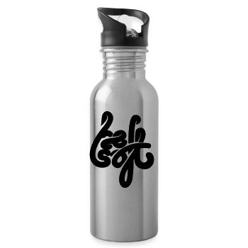 Be Soft - Water bottle with straw - silver - Right