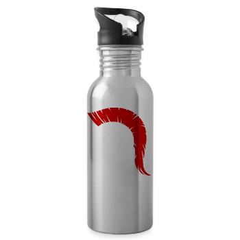 Spartan - Water bottle with straw - silver - Right