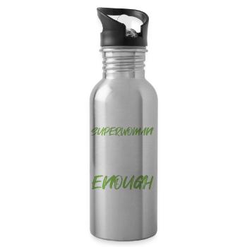 Vet Tech Veterinary Technician Job Title - Trinkflasche mit integriertem Trinkhalm - Lightsilver - Rechts