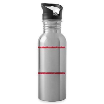 Italia 2023 - Trinkflasche mit integriertem Trinkhalm - Lightsilver - Rechts