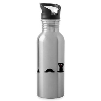 Early Worm / Early Worm (3c) - Water bottle with straw - silver - Right