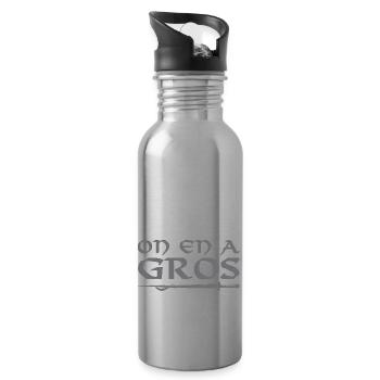We have a lot of it - Water bottle with straw - silver - Right
