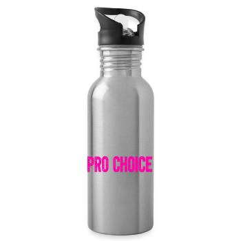 Choix professionnel - Gourde avec paille intégrée - argent clair - Droite