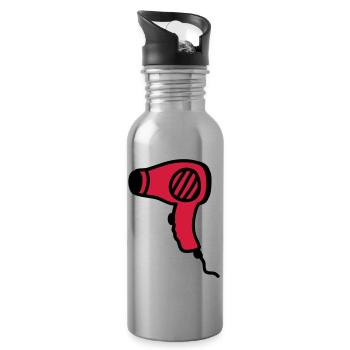 Föhn - Haartrockner - Trinkflasche mit integriertem Trinkhalm - Lightsilver - Rechts