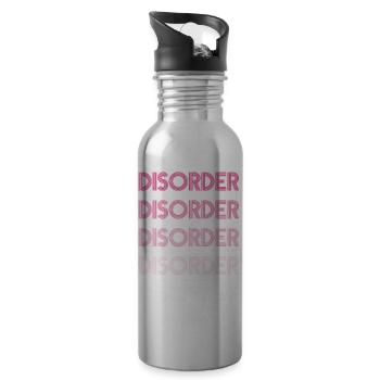 disorder - Trinkflasche mit integriertem Trinkhalm - Lightsilver - Rechts