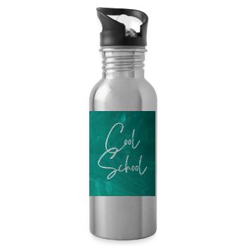 Cool School - Water bottle with straw - silver - Right