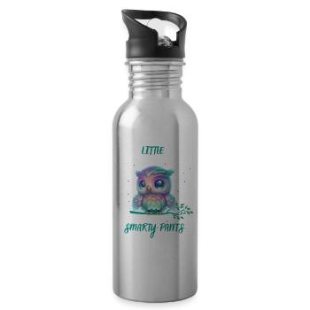 A little smartie. - Water bottle with straw - silver - Right