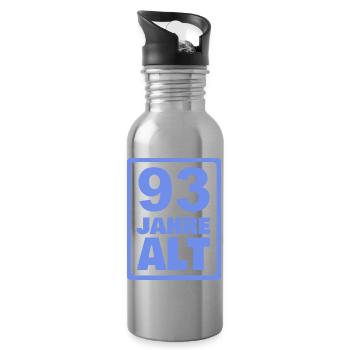 Age 93 - Water bottle with straw - silver - Right