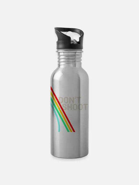 Arc Raiders - Don't Shoot - Trinkflasche mit integriertem Trinkhalm - Lightsilver