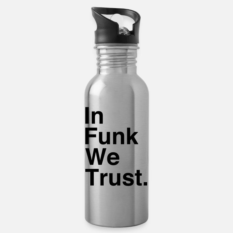 Dans Funk We Trust - Gourde avec paille intégrée - argent clair