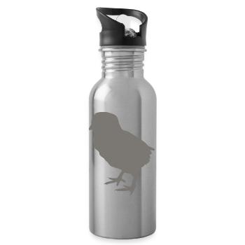 chick - Water bottle with straw - silver - Right