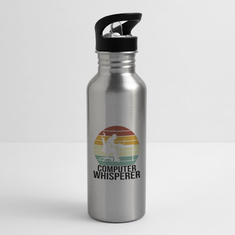 Programmer Computer Scientist Computer Science Water bottle with straw