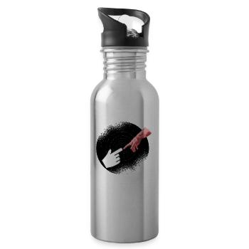Programmierer Informatiker Informatik - Trinkflasche mit integriertem Trinkhalm - Lightsilver - Rechts